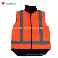 Hi-Vis High Visibility WaterProof Reversible Vest with Reflective Tape Safety Gear